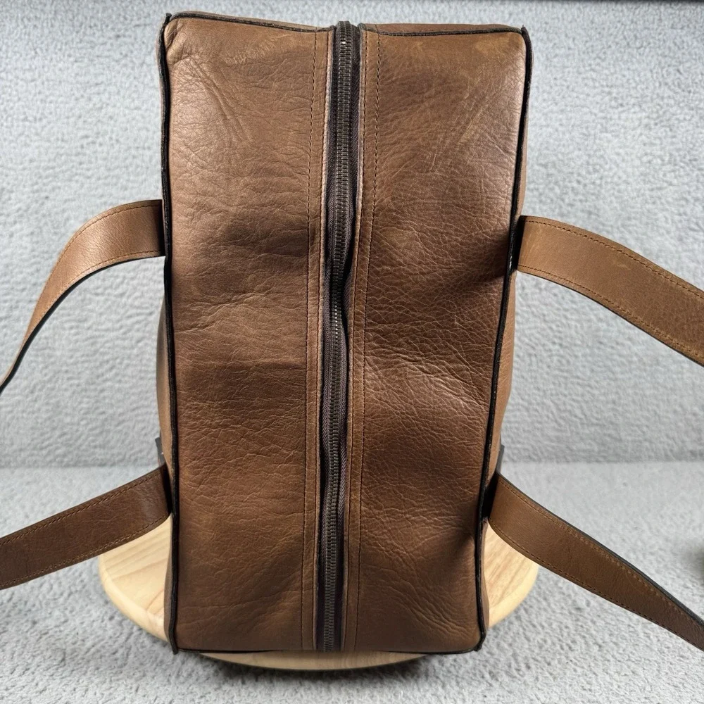 Moore & Giles‎ for Netjets Massie Duffel Bag Leather Weekender Travel Tote